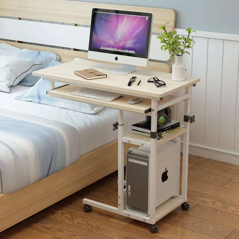 

Lifting Movable Bedside Table Household Laptop Table Bedroom Lazy Table Bed Desk Minimalist Small Table