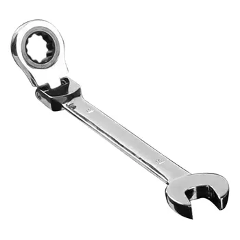 

Tubing Ratchet Wrench with Flexible Head Mirror Polishing Guaranteed Repair movable head Ratchet wrench