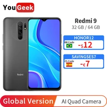 Xiaomi Redmi 9-32gb/64gb Helio G80 3gb WCDMA/LTE/GSM Adaptive Fast Charge Octa Core Fingerprint Recognition