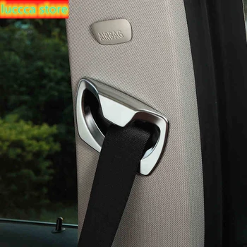 

Chrome B Pillar Seat Safety Belt Frame Cover Trim Fit for BMW 3 4 5 Series X5 F30 F31 F32 F36 F10 F16 F18 E70 520 525 Accessorie