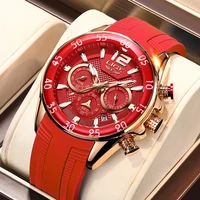 2021 New Fashion Men Watches LIGE Brand Luxury Sport Chronograph Wristwatch Casual Business Waterproof Quartz Clock Montre Homme 1