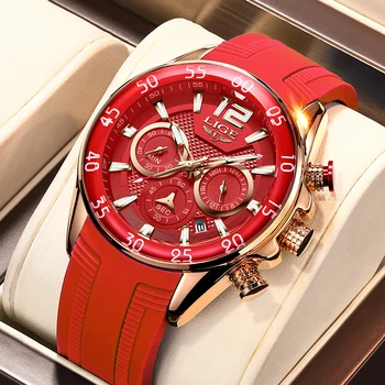 Shineon Brand Luxury Sport Chronograph Wristwatch Casual Business Waterproof Quartz Clock