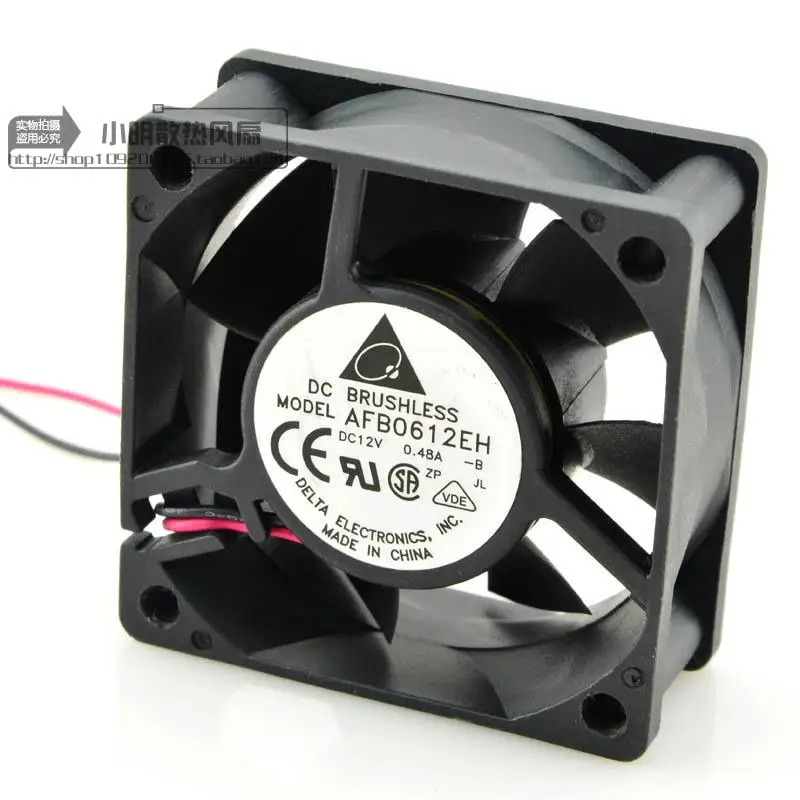 AFB0612EH 66 см 12V 0.48A 6025 3 провода защиты электродвигателя Вентилятор охлаждения