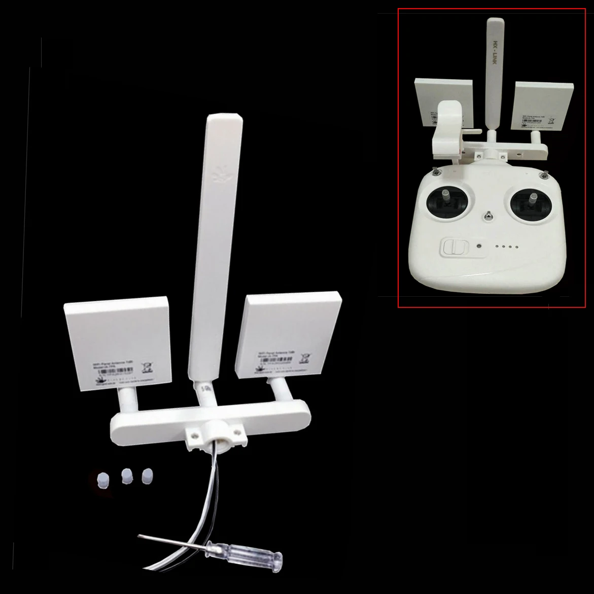 Argtek DJI Phantom 3 стандартный расширитель сигнала Wi Fi комплект антенн 10dBi Omni White|Наборы