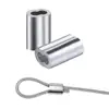 30/20/15/10 M Outdoor Light Hanging Kit Wire Rope Steel PVC Coated Flexible Wire Rope Clothesline Cable Acero Tendedero Ropa 4