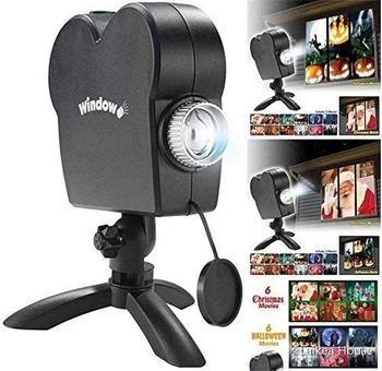 

Holographic Projection Light Christmas LED Lighting Outdoor Decoration Light Tripod 12 Kinds of Holiday Video Party Decoration