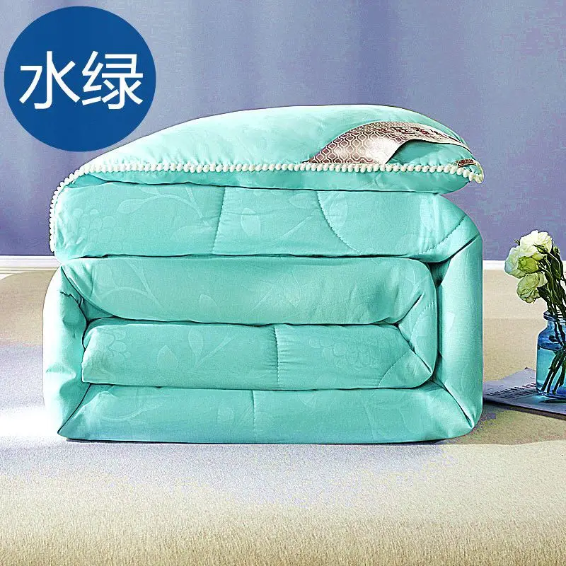 Роскошное китайское шелковое одеяло ручной работы, шелковое одеяло, шелковое одеяло, шелковые одеяла, зеленые/фиолетовые/серые/розовые одеяла