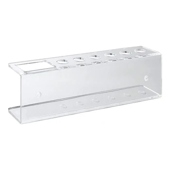 

Acrylic Marker Pen Display Rack Holder 6 Holes Desk Organizer Eco-friendly