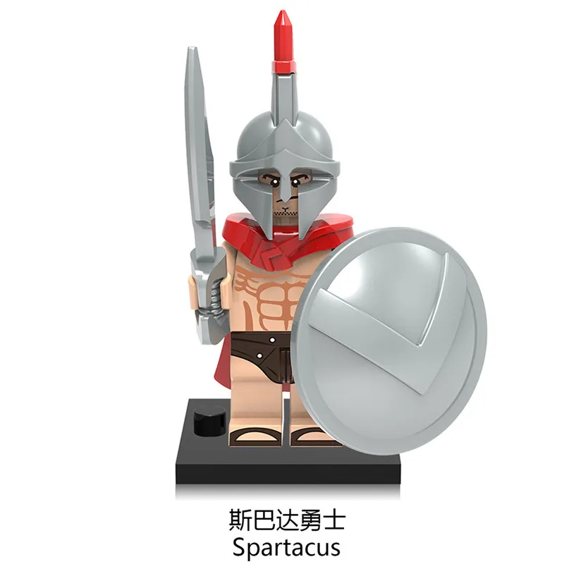 Roman Soldier Series Commander Elf Hunter Model Assembling Bricks Building Blocks Kit DIY Education Christmas Gift