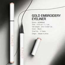 Подарок на день Святого Валентина O. TWO. O жидкая кошачья подводка для глаз водостойкая черная стойкая гладкая быстросохнущая подводка для глаз