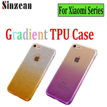 

50pcs For Xiaomi Play/mi 9se/mi 8se/5X/6X/A1/A2/POCO F1/Redmi Note 6 Ultra Thin Gradient TPU Colorful Bling Power Silicone Case