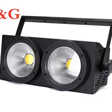 F& GCOB освещение для промывки зрителей 2 глаза прожекторы 2X100 Вт светодиодный матричный Блиндер DMX Par сценическое освещение для диско-концерта Dj
