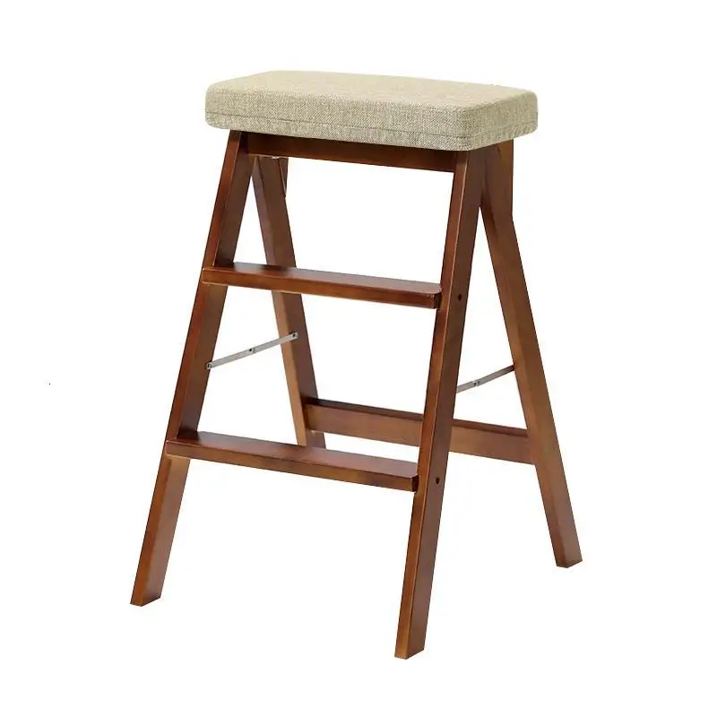  Small Kitchen Tangga Lipat Echelle Pliante Marchepied Pliant Folding Dobravel Wood Stepladder Chair - 4000399609869