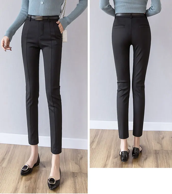 Брюки женские новые капри длиной до щиколотки женские леггинсы Pantalon Femme рабочая одежда тонкие с высокой талией эластичные повседневные женские брюки
