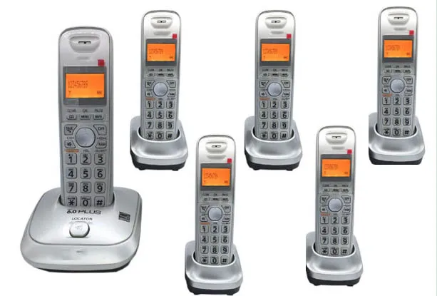 DECT 6,0 Plus цифровой беспроводной телефон с внутренней связью ID Домашний Беспроводной телефон английский испанский язык