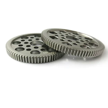 

2 PCS 80 or 85 Teeth 0.5 Modulus DIY Spindle Aluminum Gear Toy Car Motor Gearbox Model Toy Motor Gear Shaft Gear