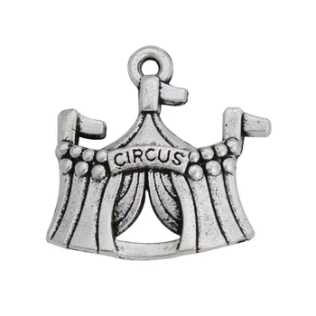 

HAEQIS Fashion Alloy Kids magic exquisite Gift Making Circus lovely Charms 21*23mm 50pcs