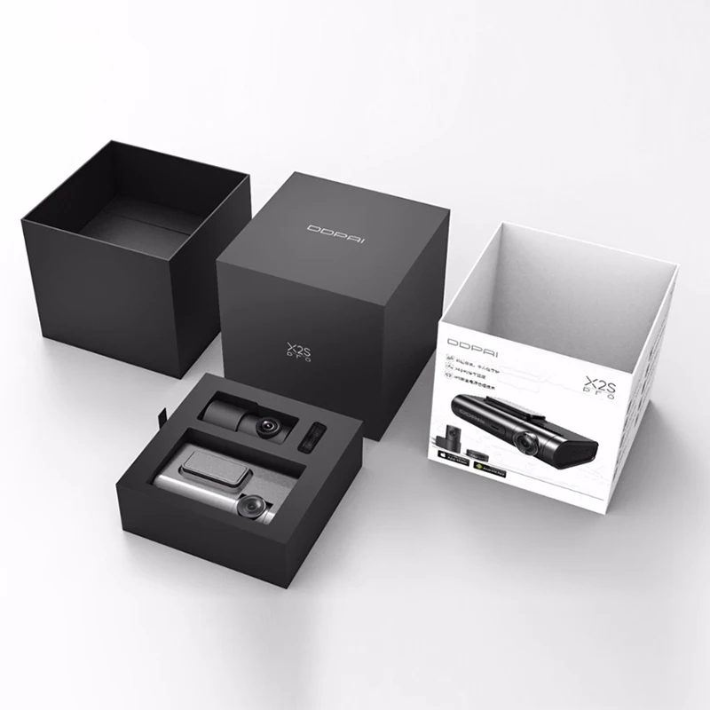 DDPai Dash Cam X2S Pro HD GPS скрытый автомобильный привод авто видео DVR Android Wifi Smart Connect
