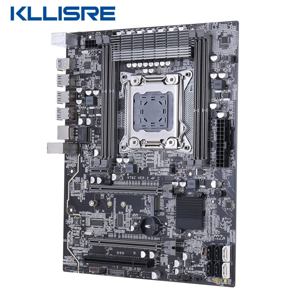 Kllisre-x79 lga2011 atxマザーボード,usb  3.0,sata3,pci-e,nvme,m.2,ssd,regeccメモリおよびxeone5プロセッサと互換性があります