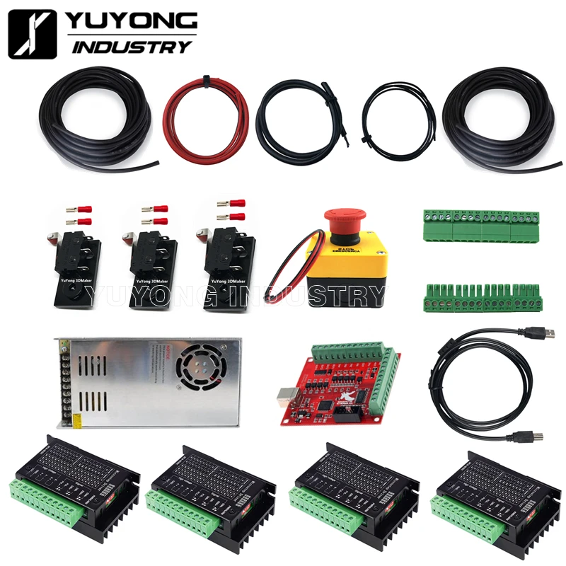 Mach3-RNR-USB 2.2KW WorkBee фрезерный станок с воздушным охлаждением с ЧПУ полный комплект WorkBee гравировальный станок с ЧПУ полный комплект - Цвет: Mach3-RNR-USB