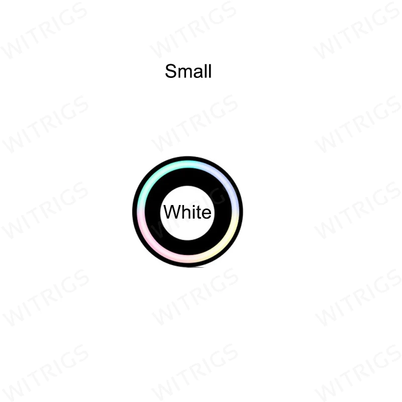 White Small Lens WITRIGS для Redmi K20 Pro задняя камера стеклянный объектив для Redmi K20 задний тыловой объектив камеры Замена стекла - Цвет: White Small Lens