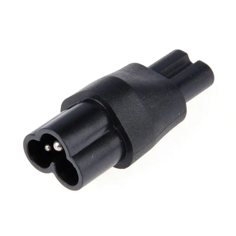 

IEC 320 C6 to C7 AC Adapter, Velcon IEC 3 Pole male to 2 Pole Figure 8 female Power Adapter, IEC C7 to C6 AC Converter