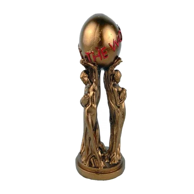 16cm The World is Yours Resin Paperweight Statue Collectible Statue, Premium Prop Movie Replica Trophy Sculpture 1