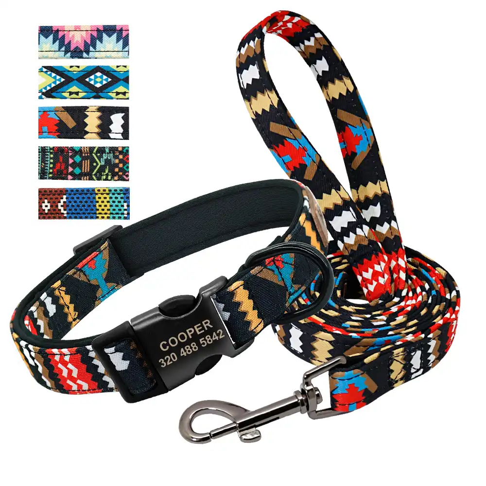 Printed dog collar Clearance