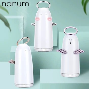 

Mini Angel Humidifier Mini Ultrasonic Humidifiers Led Night Light Aroma Essential Oil Diffuser USB Fogger Car Air Freshener