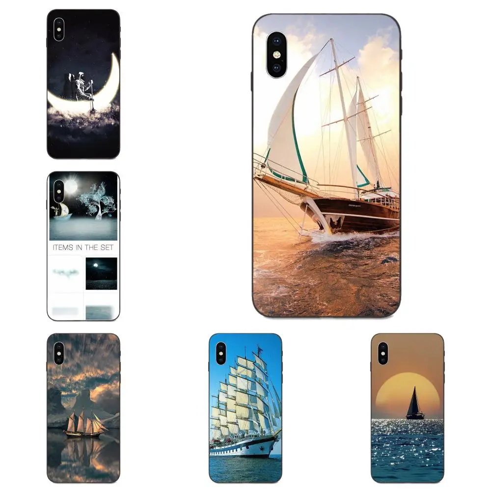 Soft Phone Covers Case Moon Sailing Fashion For Xiaomi Redmi Note 3 3S 4 4A 4X 5 5A 6 6A 7 7A K20 Plus Pro S2 Y2 Y3 | Мобильные