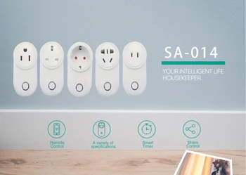 

EWelink Smart EU US UK Plug WiFi Socket 10A Timing APP Control Via IOS Android Phone With Alexa Google Home Mini Voice Control