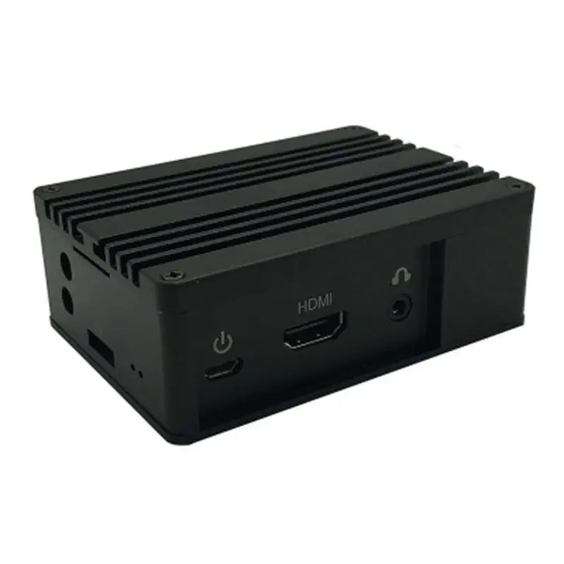 1 комплект алюминиевый чехол металлический корпус черный корпус для Raspberry Pi 3 Model B+/B Kit C90F