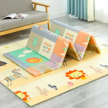 

Foldable Baby Play Mat XPE Foam Puzzle Toys Kids Rug Developing Mats For Toddler Games Activity 1cm Thickness Crawling Pad