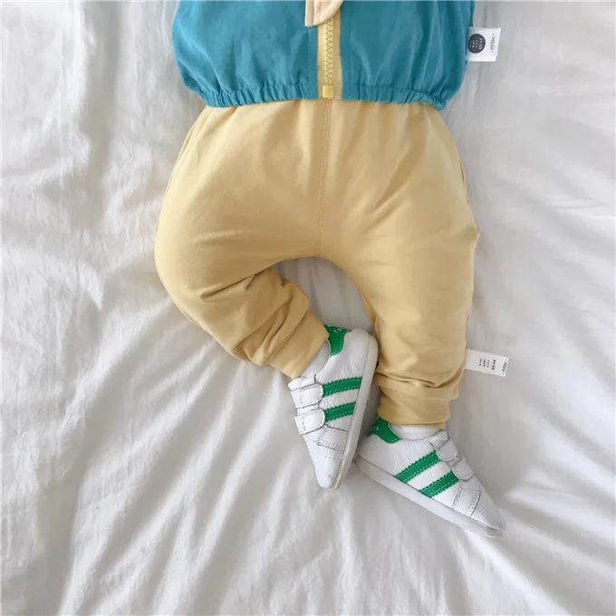 Mini Babe City/детская одежда; сезон осень; повседневные брюки для детей с изображением слона; брюки для малышей; модные детские штаны для кормления