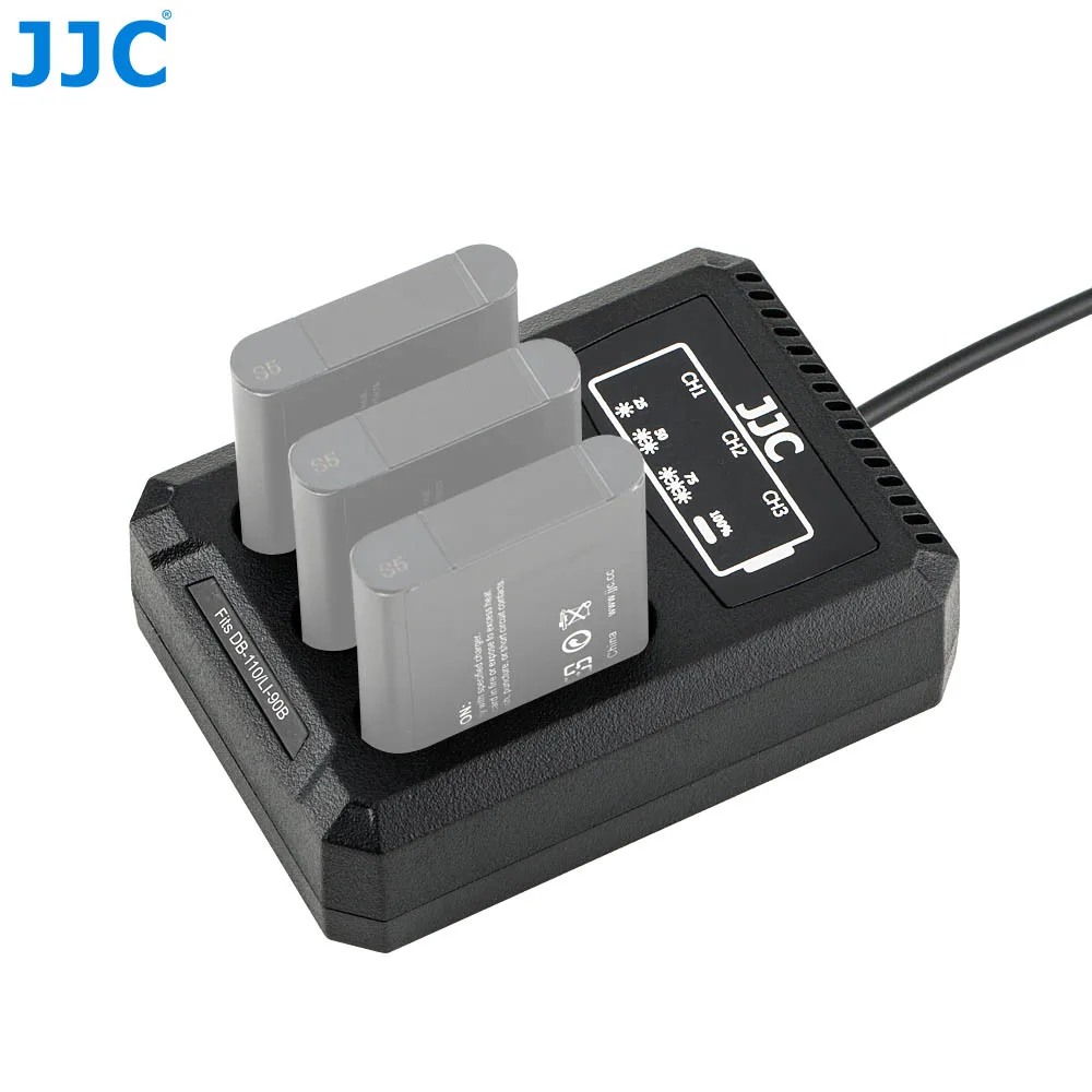 JJC DCH DB110 USB Multi Battery Charger For Ricoh DB 110/Olympus LI 90B