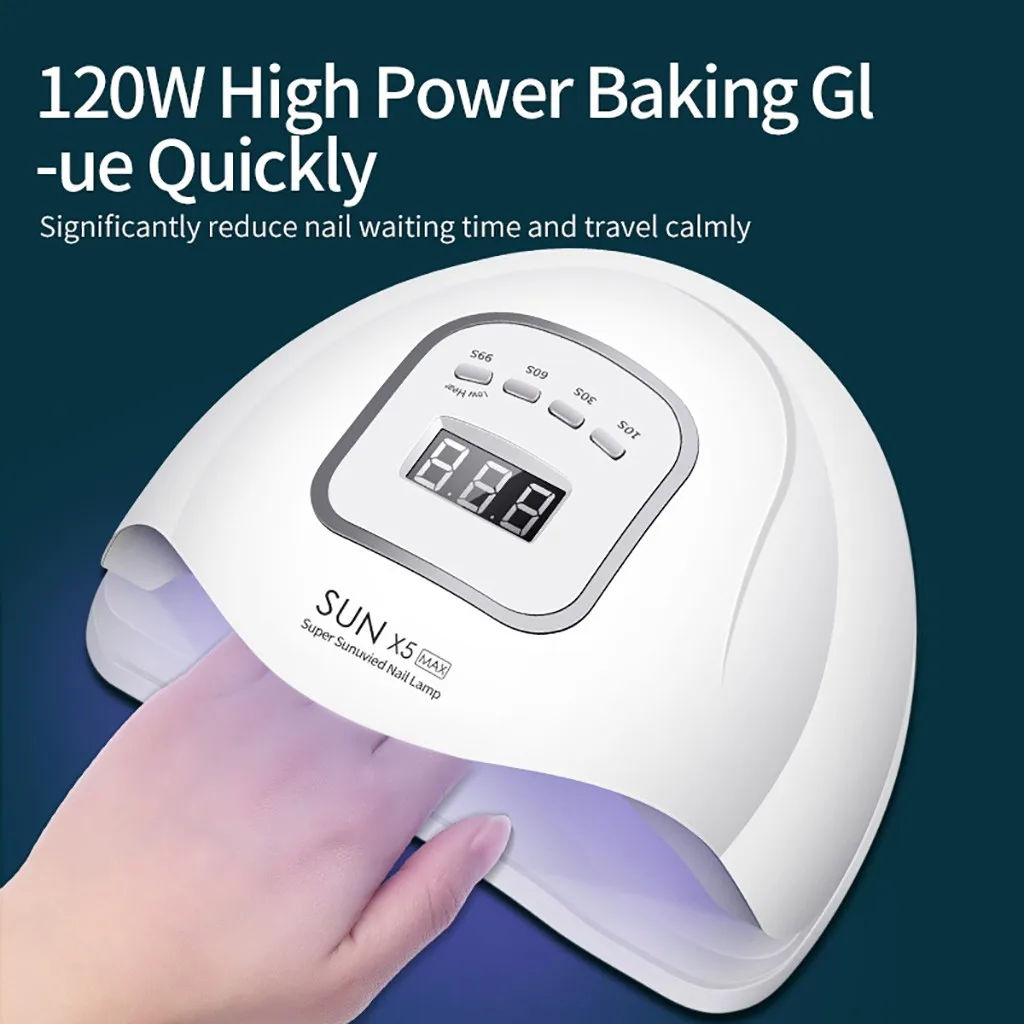 

LED UV Nail Gel Curing Lamp 120W Light Nail Gel Polish Dryer Nail Art Machine Nail Art Tool