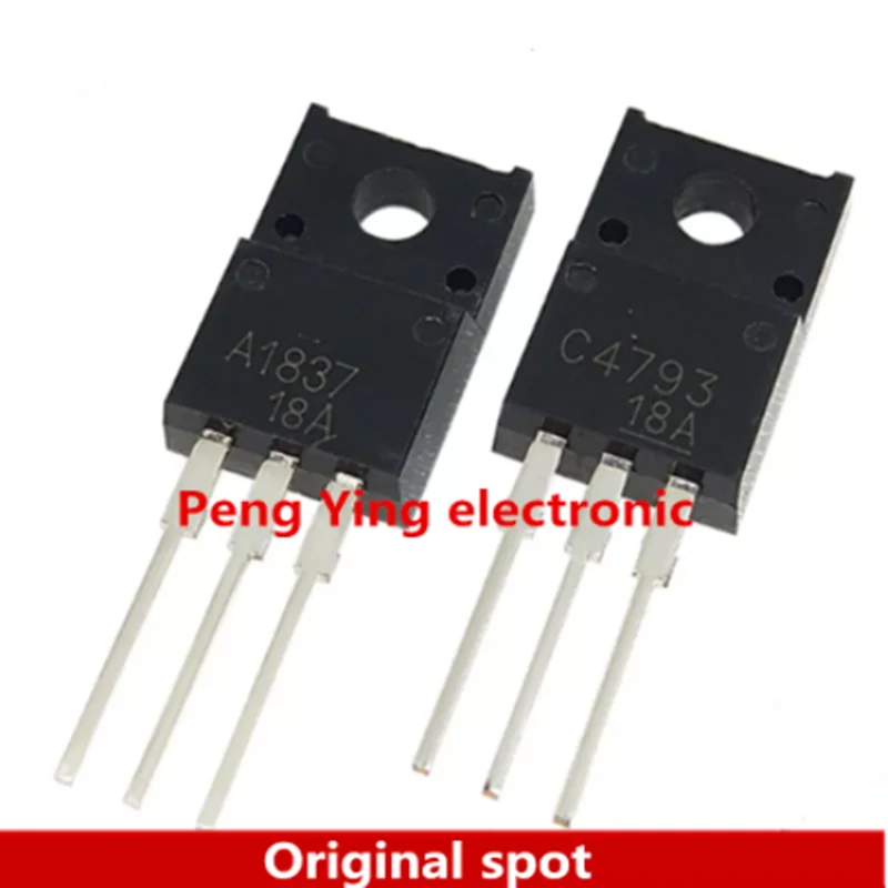 100 pairs 200 pieces 2SA1837 2SC4793 power amplifier tube A1837 C4793 paired audio original stock | Электронные компоненты и