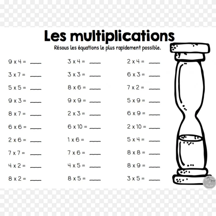 乘法表数学心算数 数学png图片素材免费下载 图片编号 Png素材网