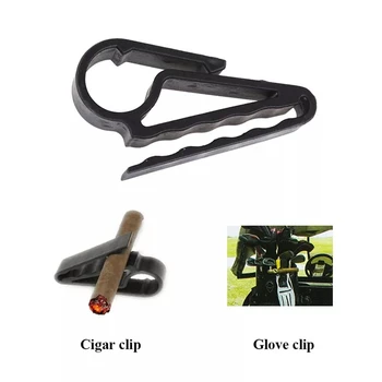 

New 5pcs/lot Golf Cigar Holder Clip for Golfers Golf Bags and Carts Black Cigar Accessories