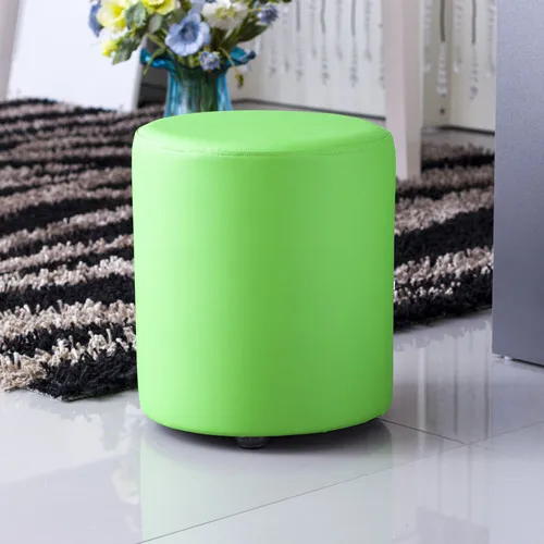 

Manufacturers Wholesale Footstool Leather Stool Low Stool Box People yuan xing deng Storage Stool Teapoy Table Stool Fitting Roo