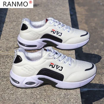 

2020 New Men Shoes Air Cushion Sneakers Breathable Outdoor Walking Sport Shoes For Male Lace-up Casual Shoes Bubble Men Footwear