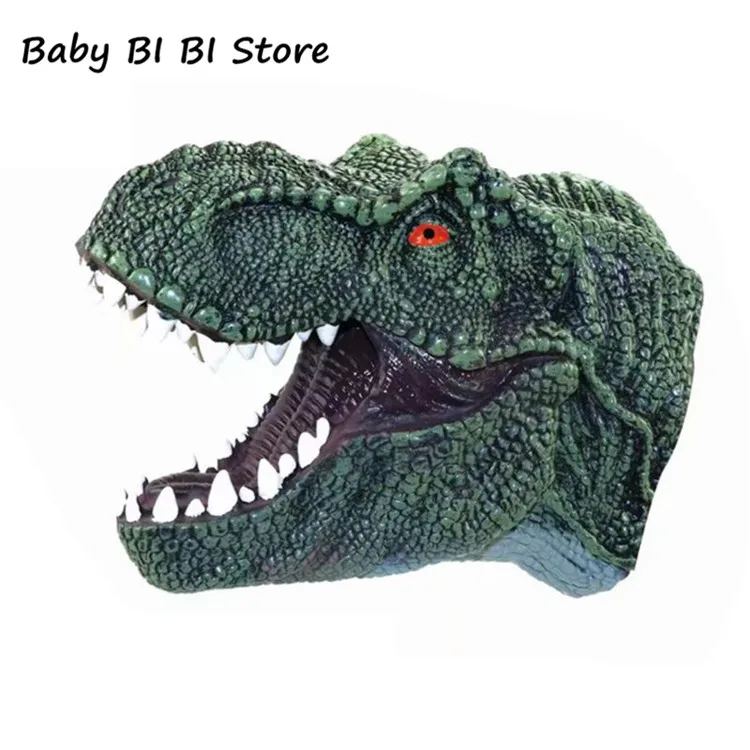 Dinosaur Hand Puppet Gloves Story Animal Figure Vividly Realistic Kids Toys Model Children Gifts Role Play Party