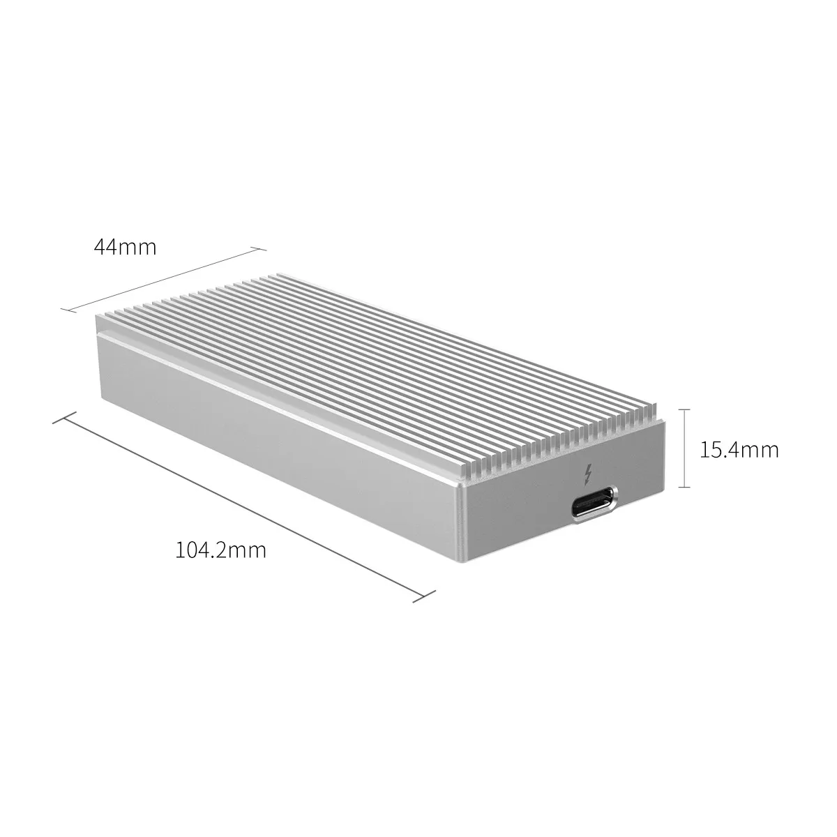 ORICO Thunderbolt 3 NVME M.2 SSD корпус Suport 40 Гбит/с 2 ТБ Алюминиевый USB C с Thunderbolt 3 C к C кабель для ноутбука Настольный