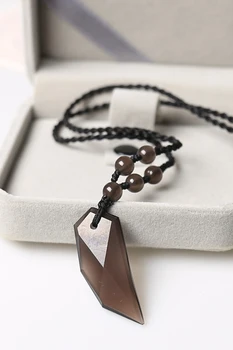 

Ice Colour Black Shaped Pendant Of The Obsidian Tooth