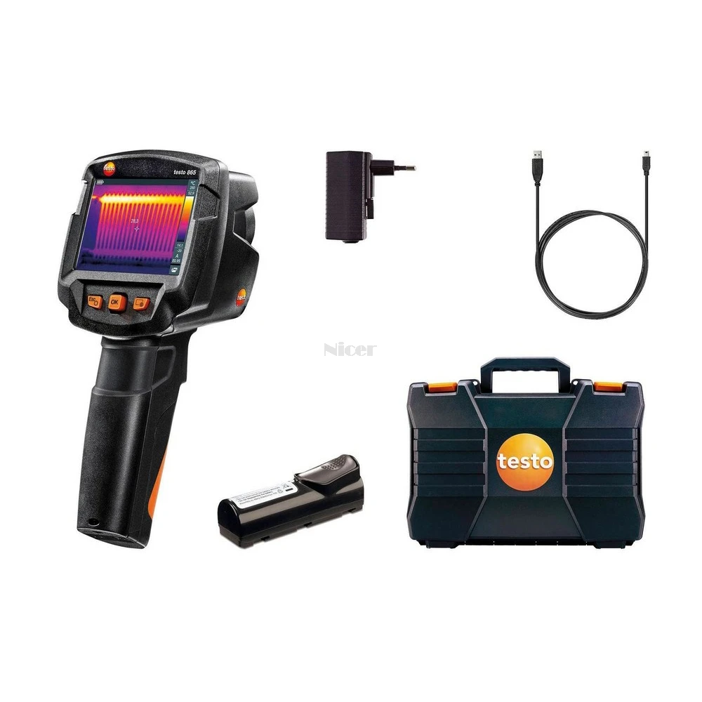 Тепловизор Testo 865 с функцией Testo ScaleAssist высокоточная инфракрасная тепловизор камера IFOV Warner