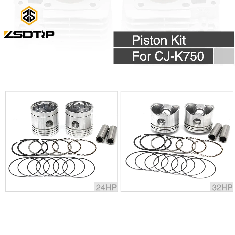 Zsdtrp Ural Cj-K750 M72 Motore 24Hp 32Hp 750Cc Pistoni Motore Con Anello Di Collegamento Retro 750Cc Custodia Di Riparazione Motore Per Bmw M72 R71/K7