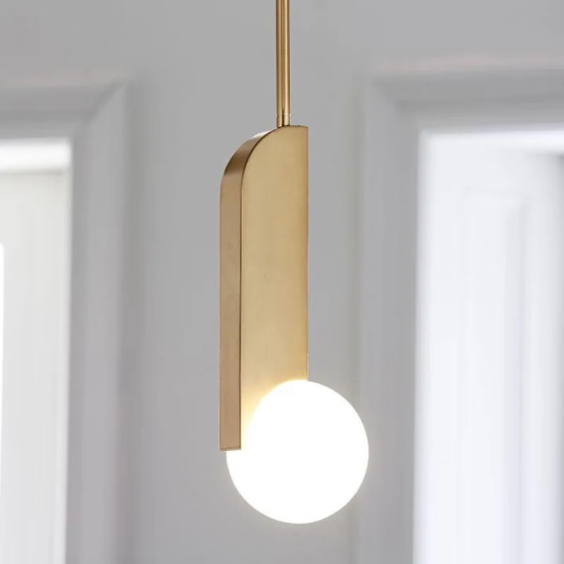 

Nordic Simple Bar Hanging Lamp Colored Pendant Light Restaurant, Bedroom, Bedside Lights, Modern Art And Creative Lighting deco