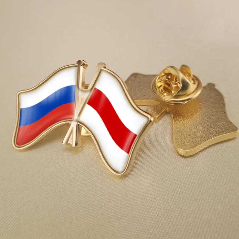 Russia Khabarovsk Krai Flag Lapel Pin Badge 