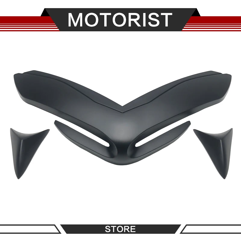 

Motorcycle Front Fairing Winglets For Kawasaki Z900 2017-2020 Front Wheel Fender Beak Nose Cone Extension Cover Extender Cowl