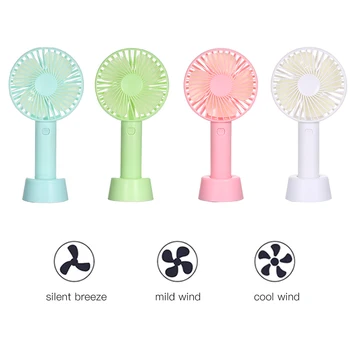 

USB Mini Fan Portable Air Conditioner Fan 3 Speed Adjustable Air Cooler Small Fan with Stand Cradle for Indoor Outdoor Travel